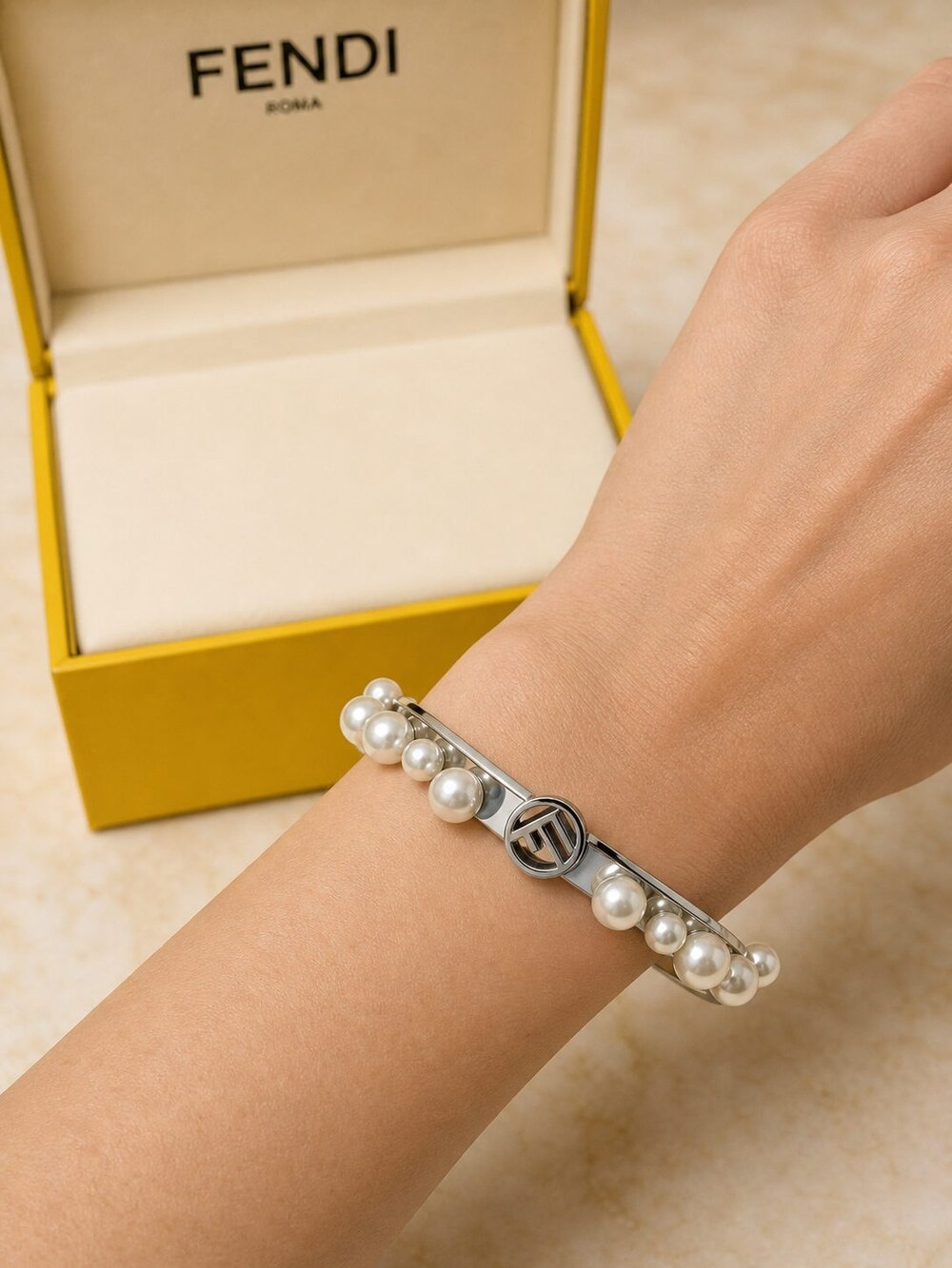 Fendi Modern Designer Bracelet Style 8 | New with Box - Picture 8 of 9